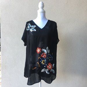 Floral Print Cabi Shirt